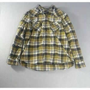Levi's Flannel Men's XL Yellow Classic Fit Long Sleeve